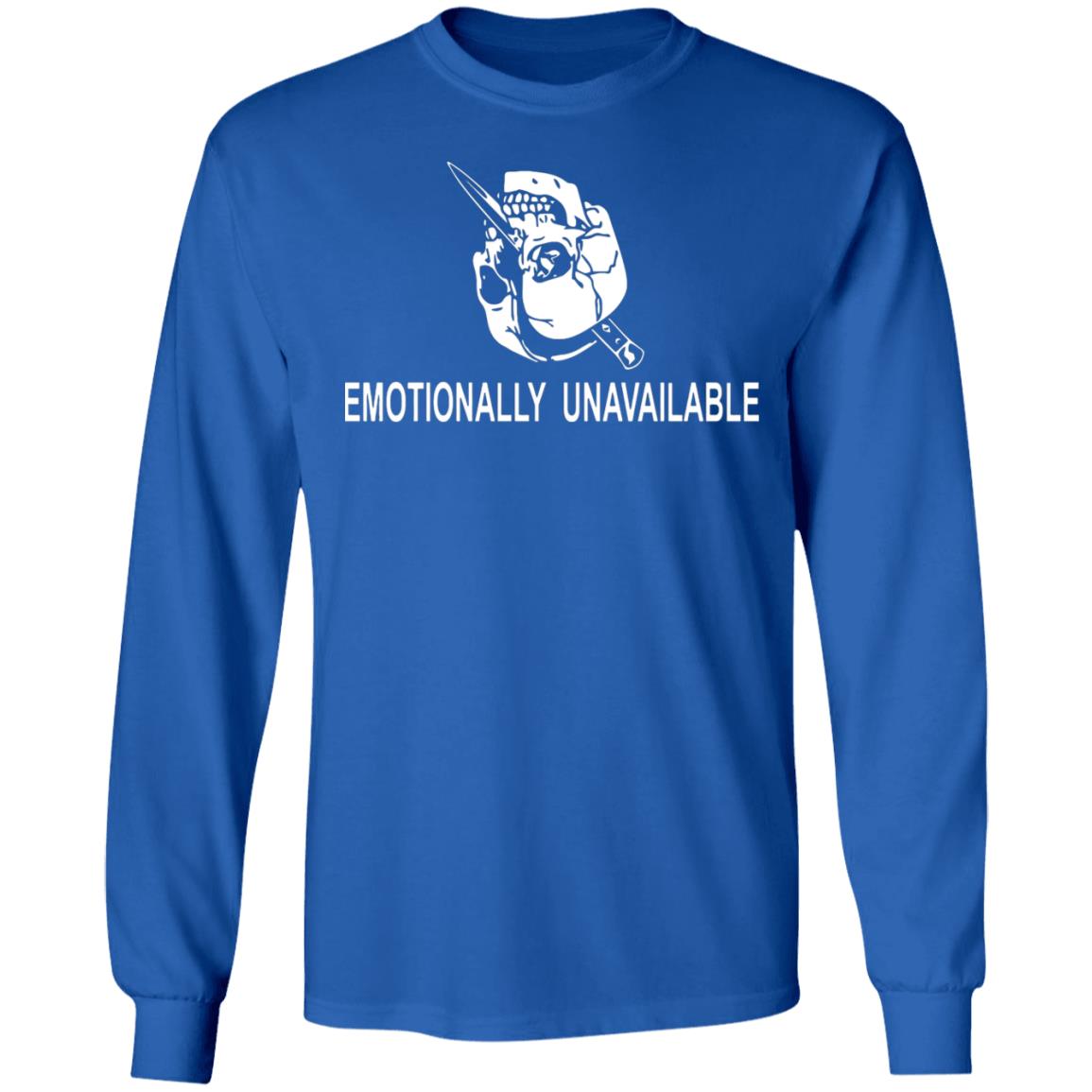 emotionally unavailable shirt black hoodie t shirt - Teechipus