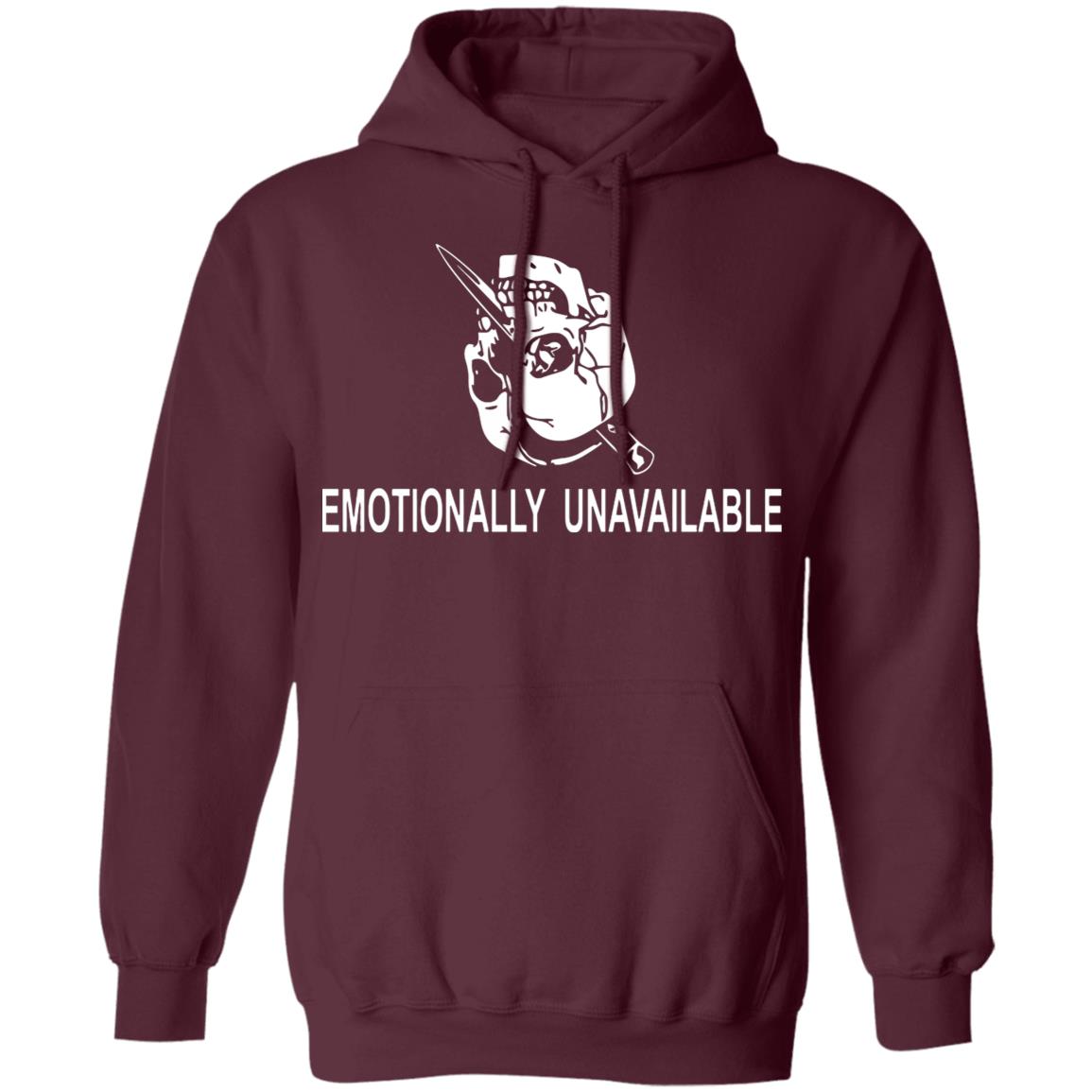 emotionally unavailable shirt black hoodie t shirt - Teechipus