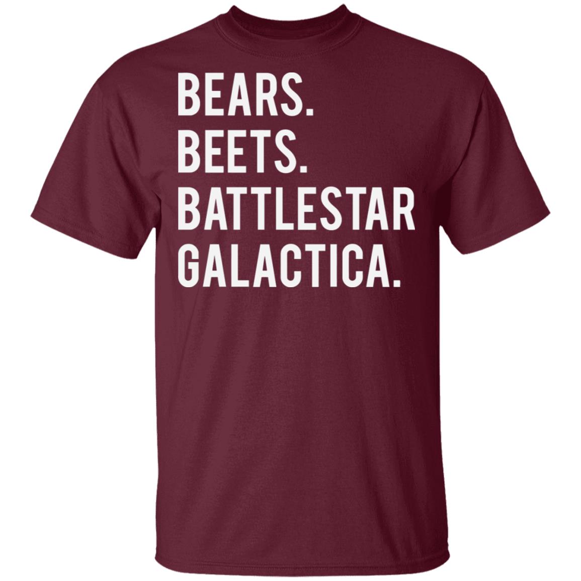 bears beets battlestar galactica shirt black hoodie - Teechipus