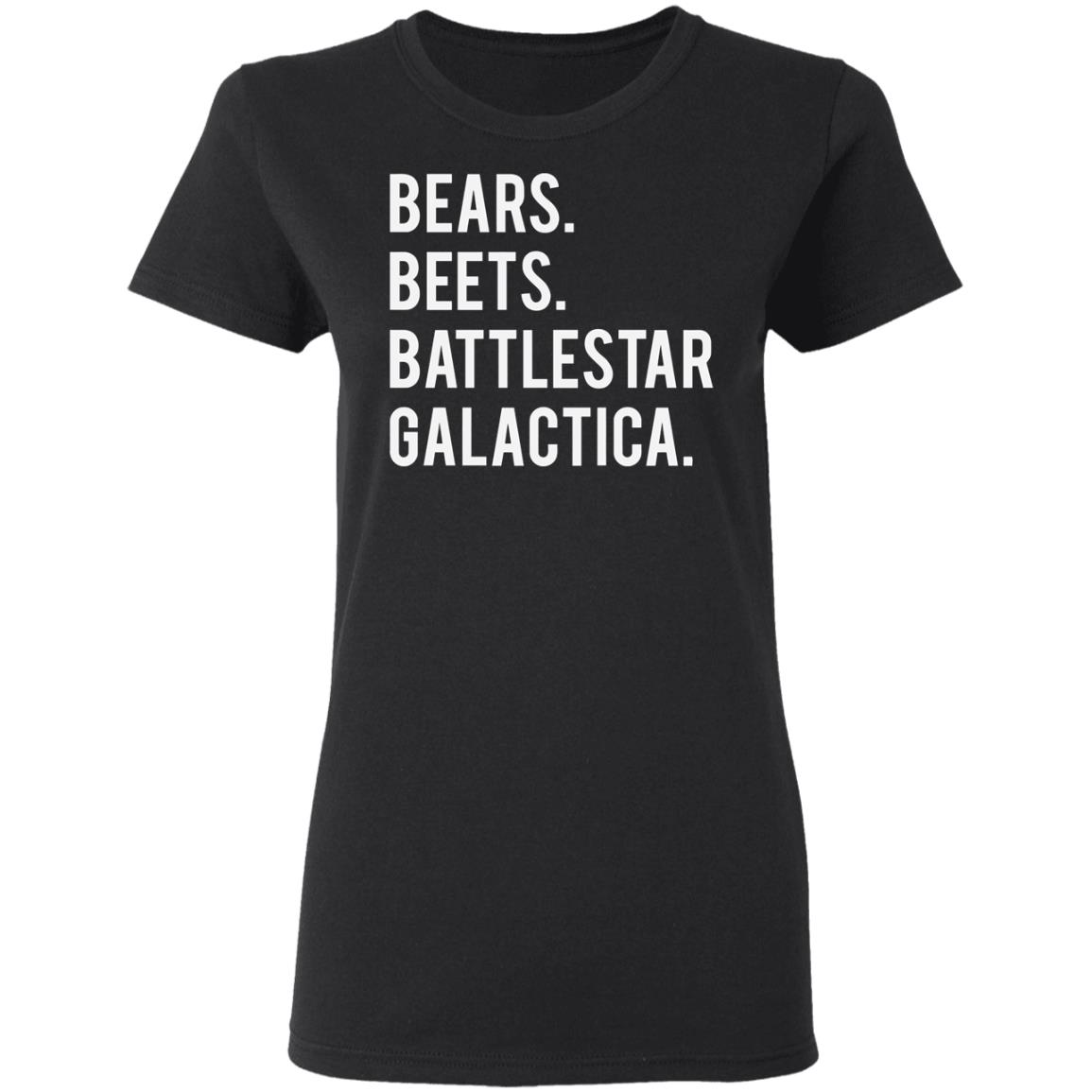 bears beets battlestar galactica shirt black hoodie - Teechipus