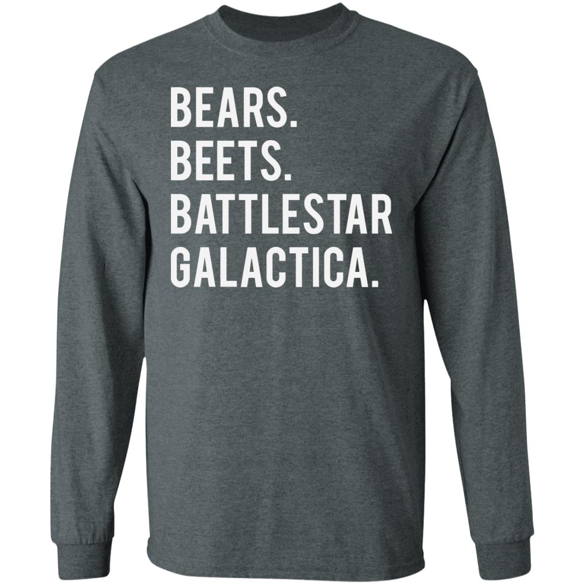 bears beets battlestar galactica shirt black hoodie - Teechipus