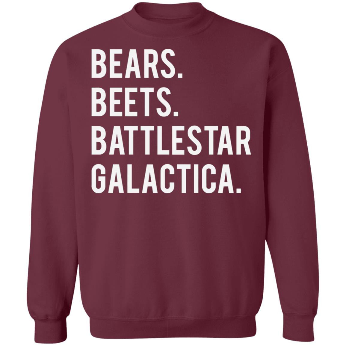 bears beets battlestar galactica shirt black hoodie - Teechipus