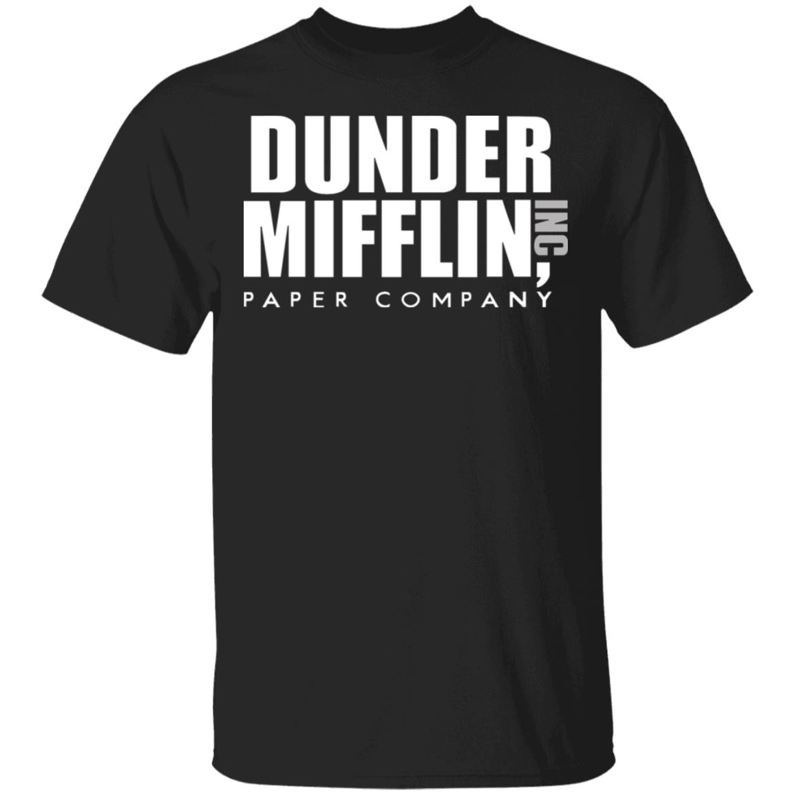 dunder mifflin hoodie black t shirt - Teechipus