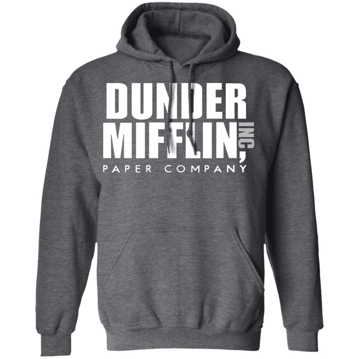 dunder mifflin hoodie black t shirt - Teechipus