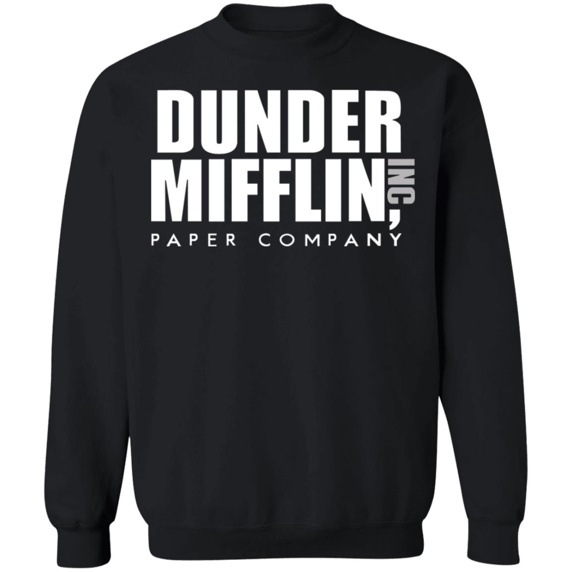 dunder mifflin hoodie black t shirt - Teechipus