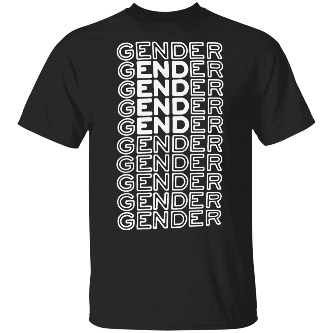 end gender t shirt black hoodie sweatshirt - Teechipus