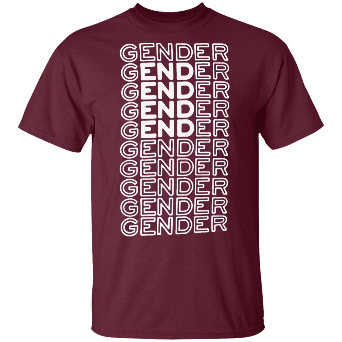 end gender t shirt black hoodie sweatshirt - Teechipus