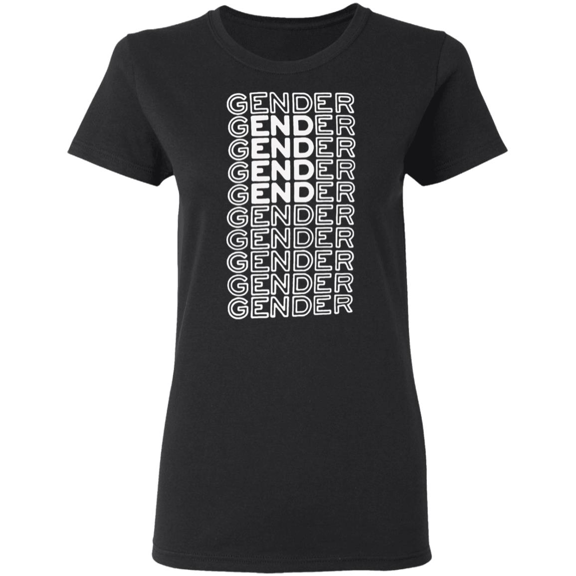 end gender t shirt black hoodie sweatshirt - Teechipus