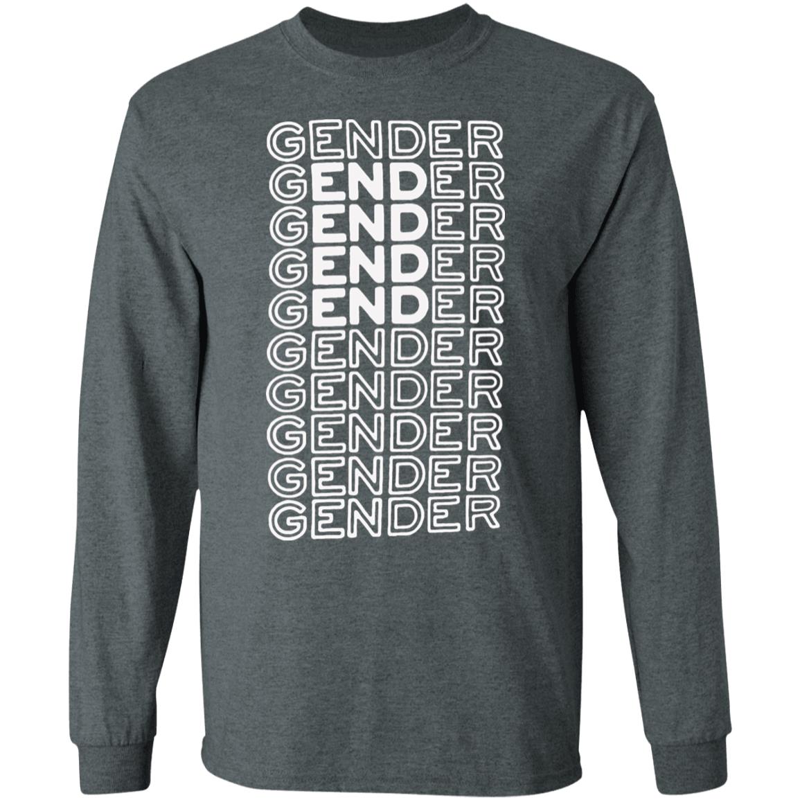 end gender t shirt black hoodie sweatshirt - Teechipus