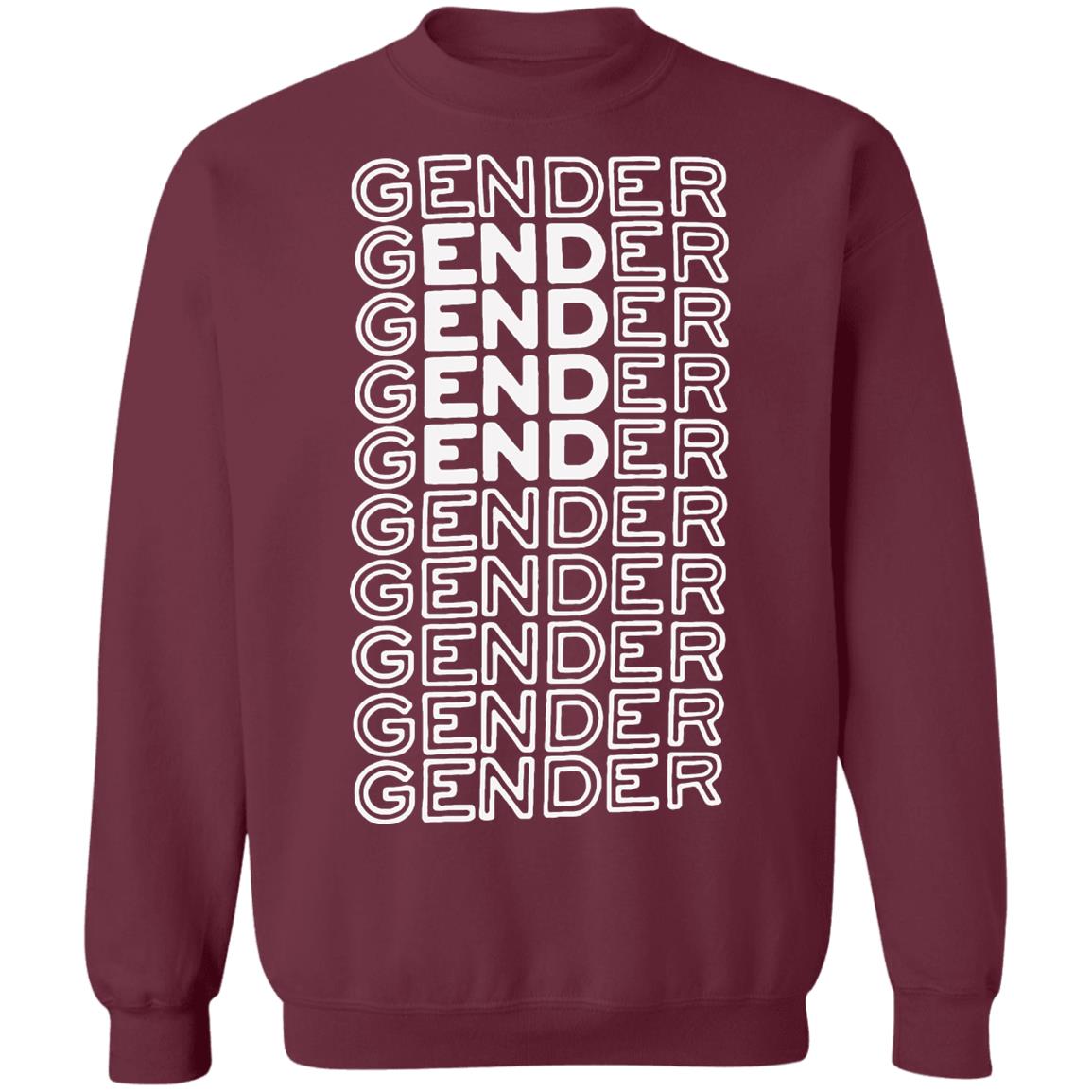 end gender t shirt black hoodie sweatshirt - Teechipus