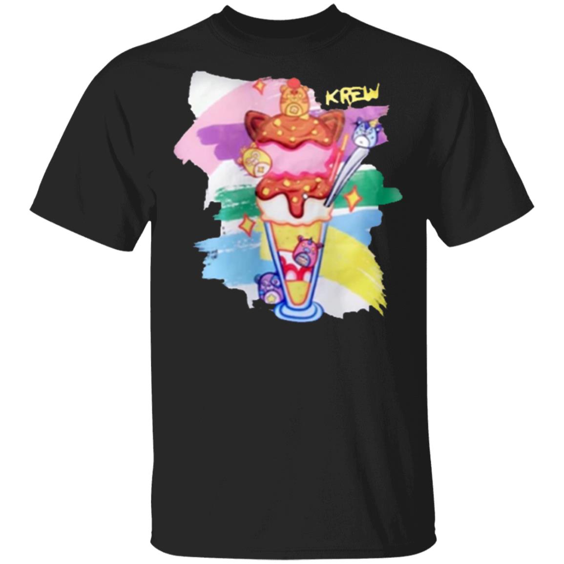 Itsfunneh Merch Krew Ice Cream 2020 shirt black - Teechipus