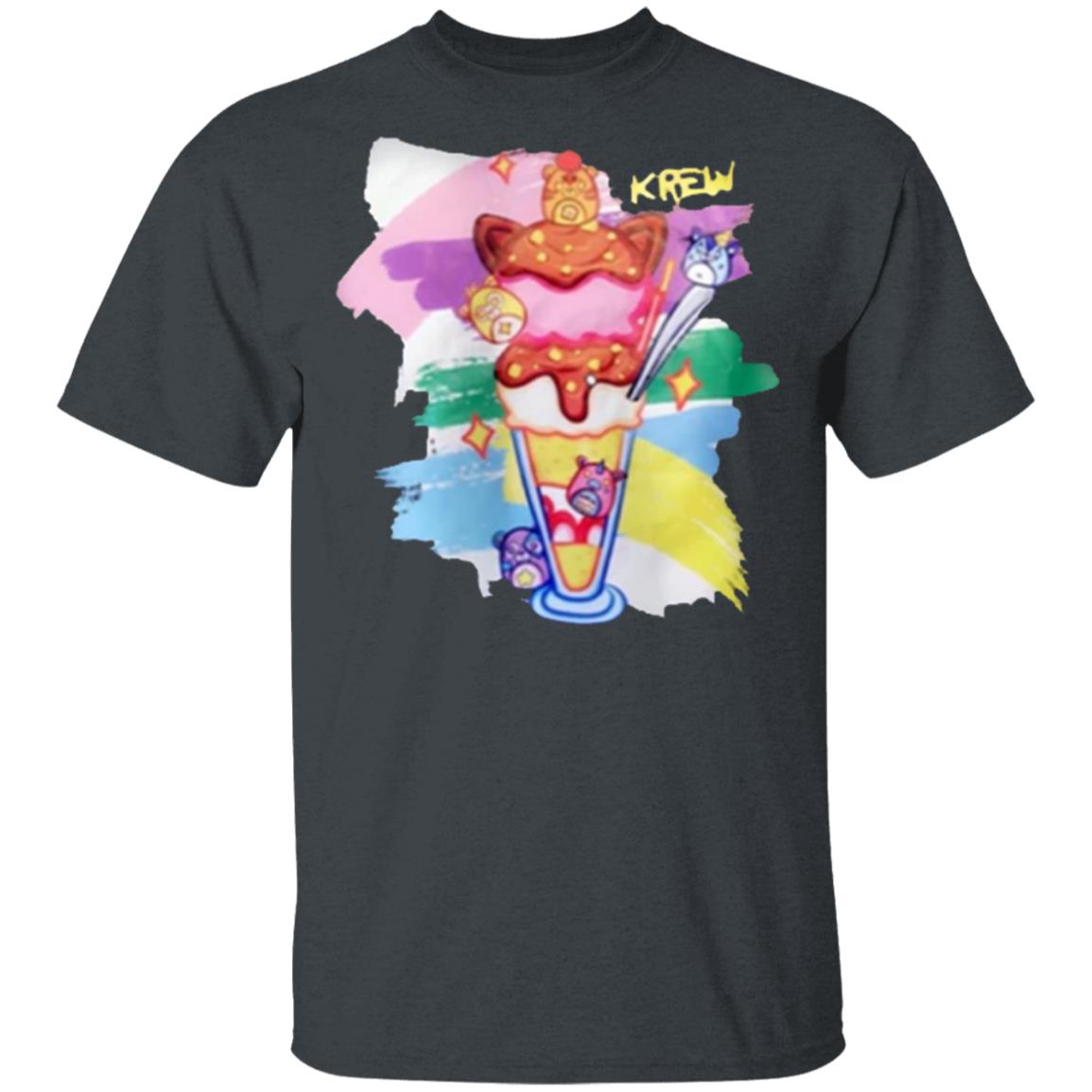 Itsfunneh Merch Krew Ice Cream 2020 shirt black - Teechipus