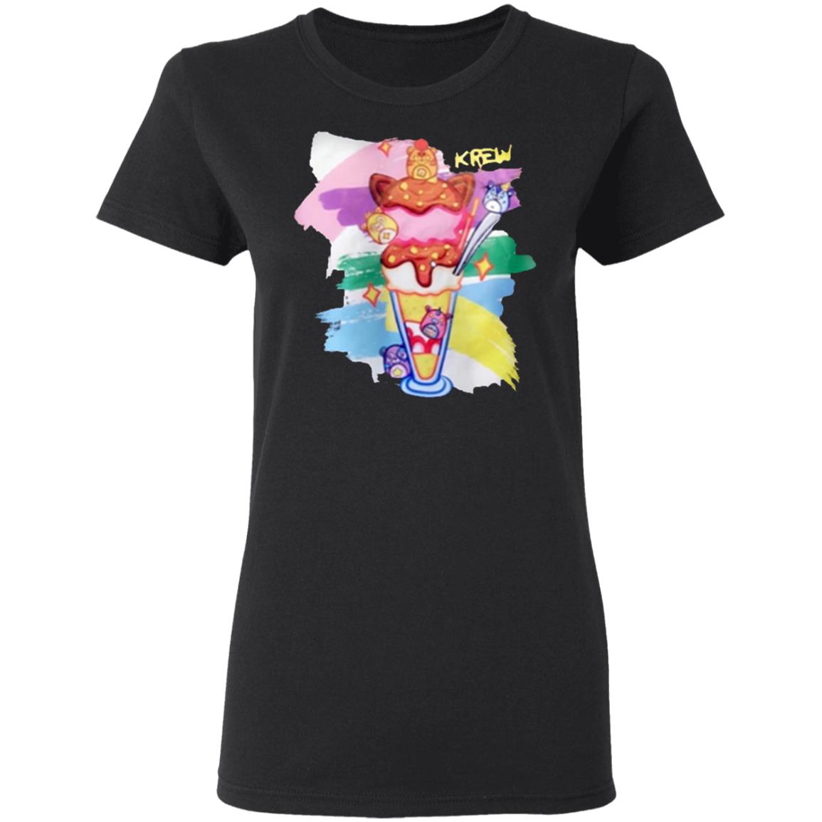 Itsfunneh Merch Krew Ice Cream 2020 shirt black - Teechipus