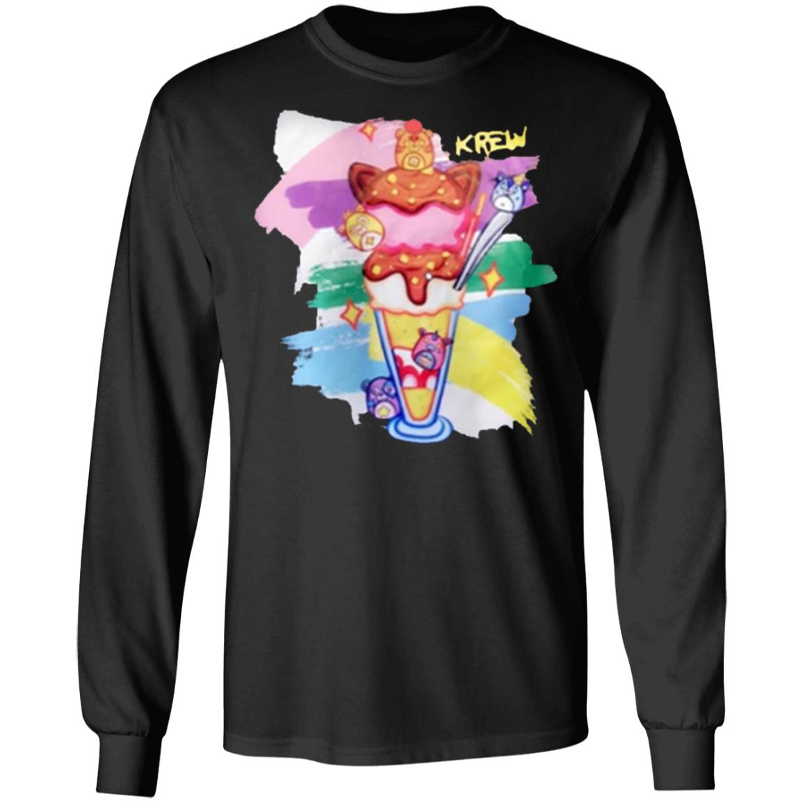 Itsfunneh Merch Krew Ice Cream 2020 shirt black - Teechipus