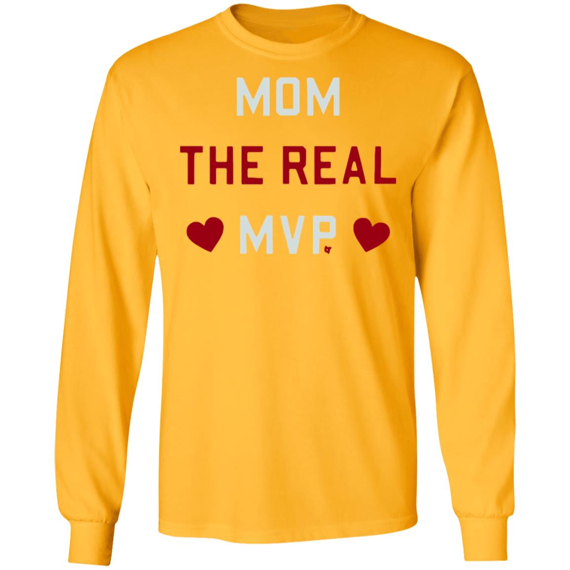 Mom the Real MVP Shirt white hoodie t shirt - Teechipus