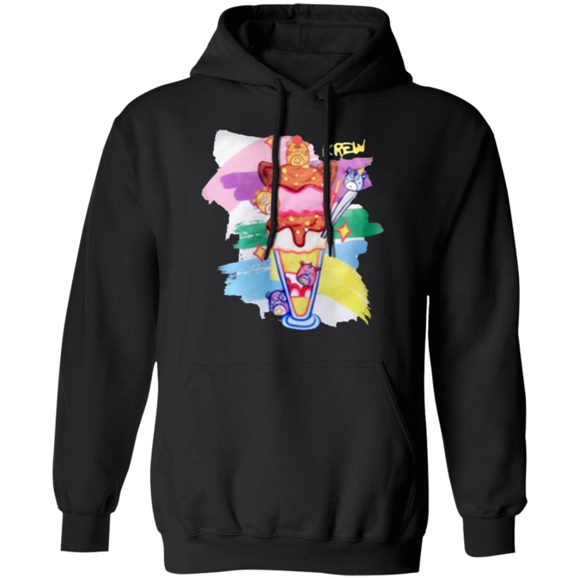 Itsfunneh Merch Krew Ice Cream 2020 shirt black - Teechipus