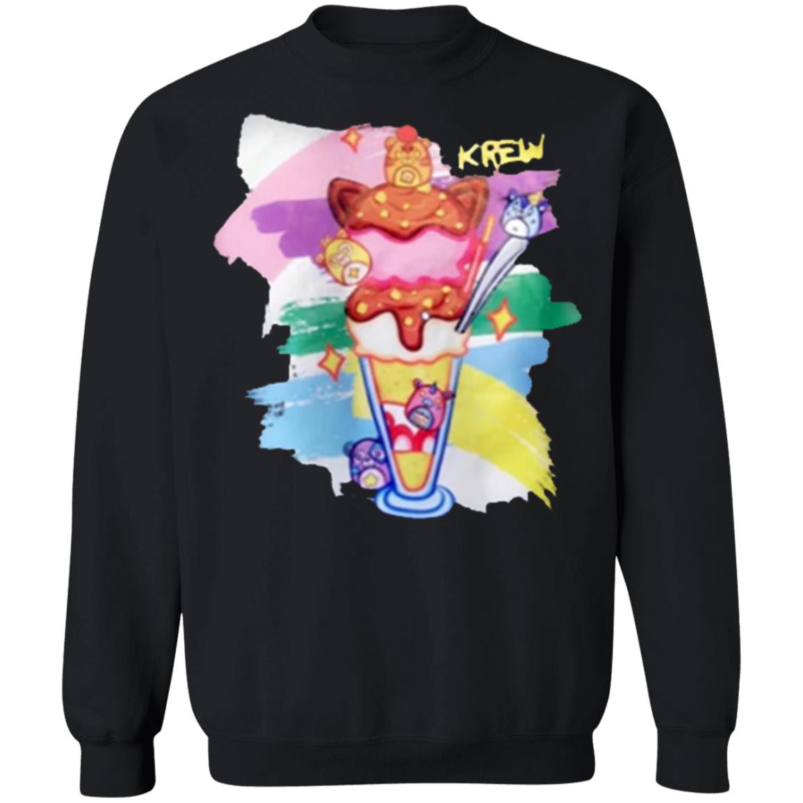 Itsfunneh Merch Krew Ice Cream 2020 shirt black - Teechipus