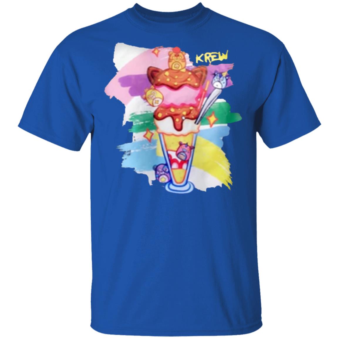 Itsfunneh Merch Krew Ice Cream 2020 T Shirt black shirt - Teechipus