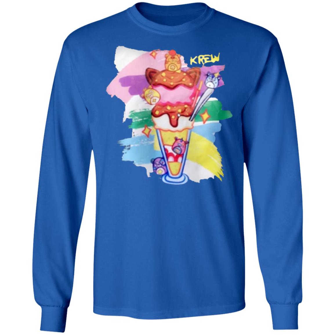 Itsfunneh Merch Krew Ice Cream 2020 T Shirt black shirt - Teechipus
