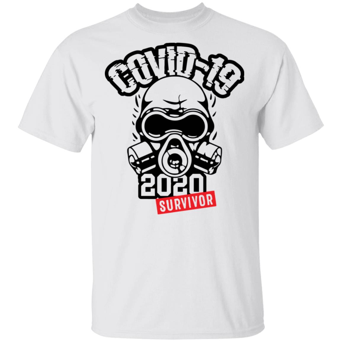 covid survivor t shirt white hoodie shirt - Teechipus