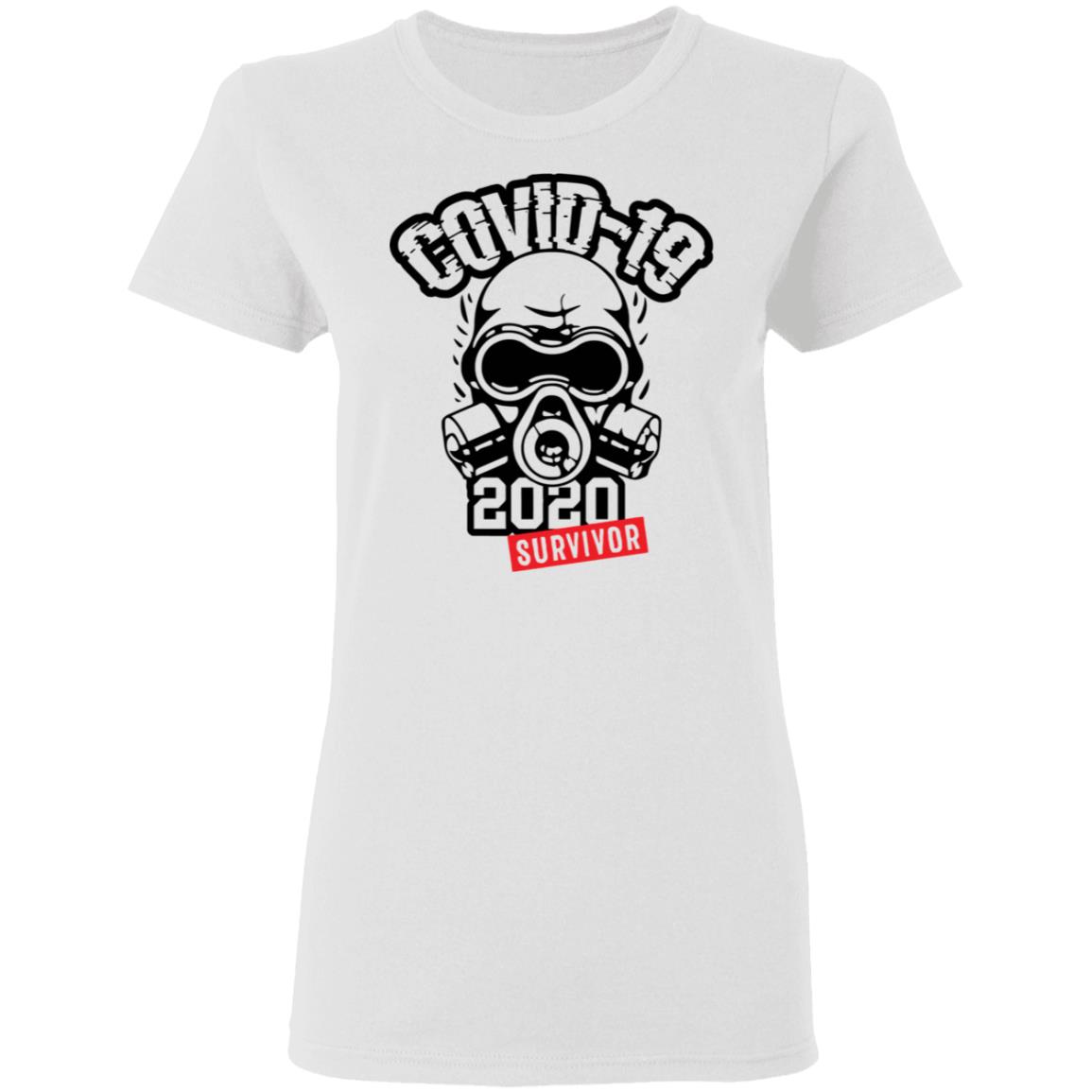 covid survivor t shirt white hoodie shirt - Teechipus