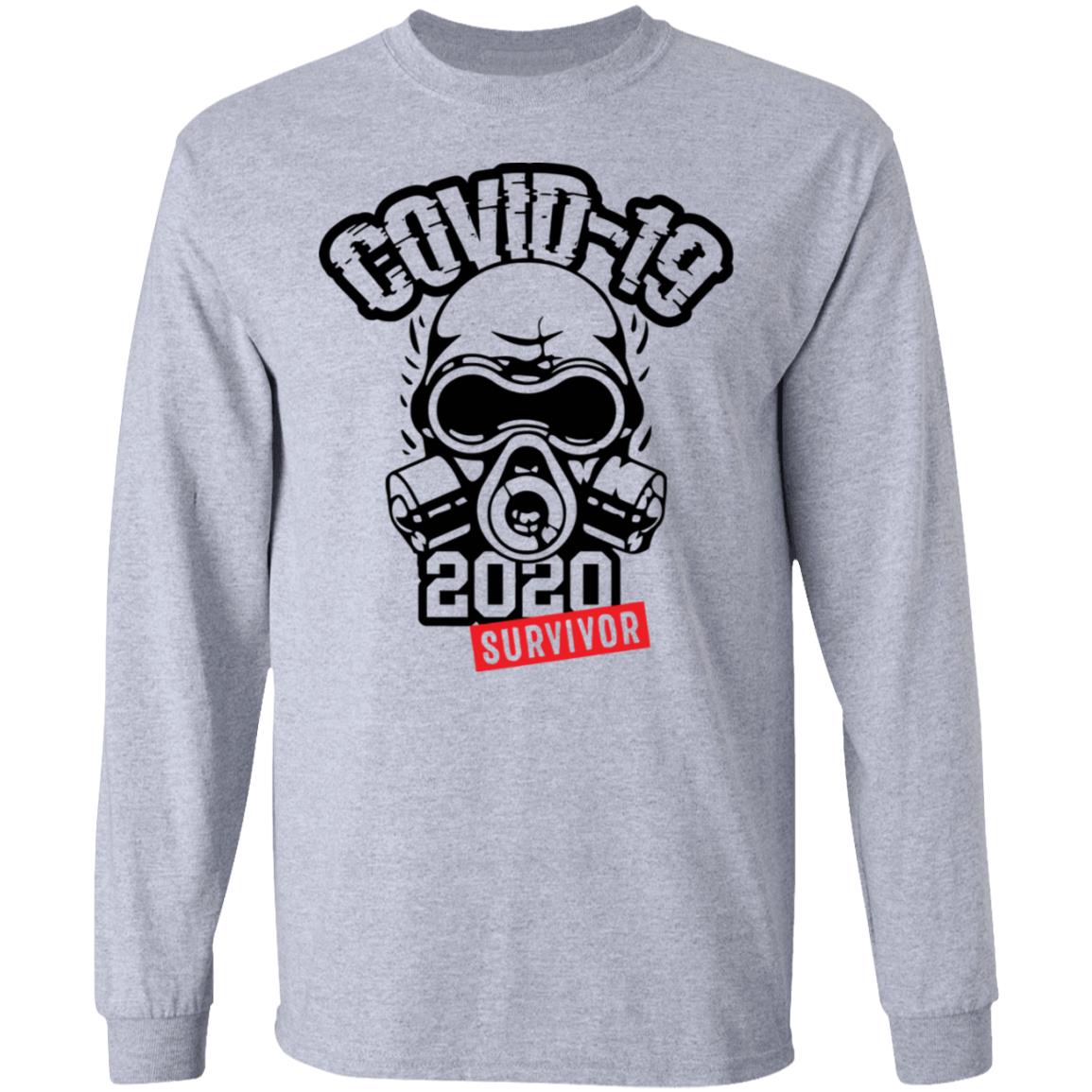 covid survivor t shirt white hoodie shirt - Teechipus