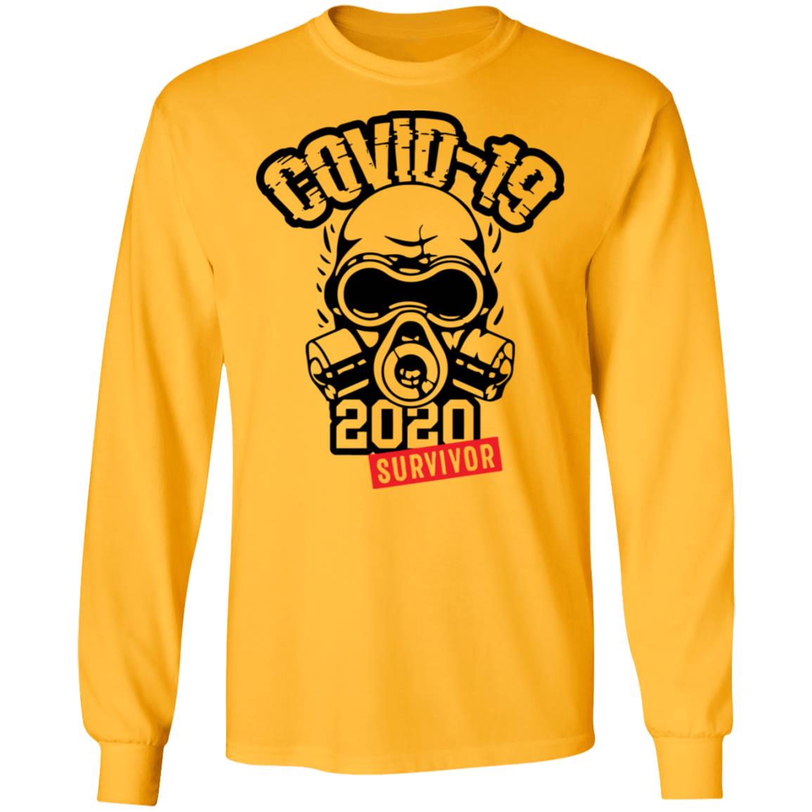 covid survivor t shirt white hoodie shirt - Teechipus