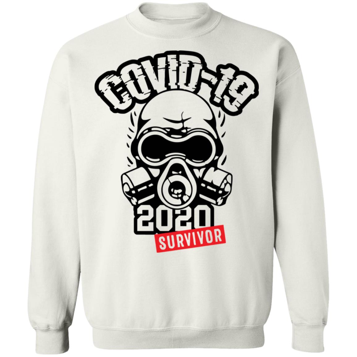 covid survivor t shirt white hoodie shirt - Teechipus