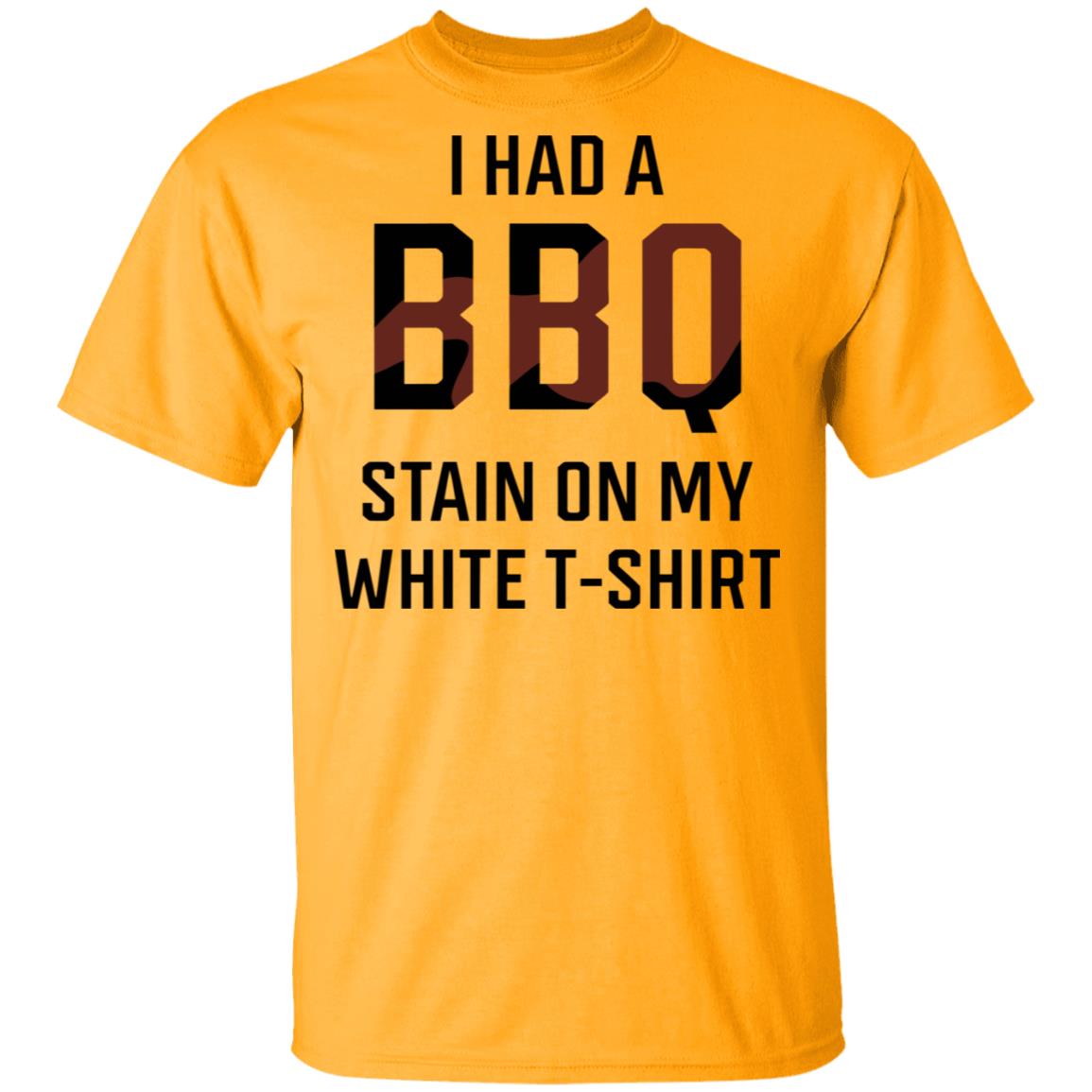 i had a bbq stain on my white t shirt white hoodie shirt - Teechipus