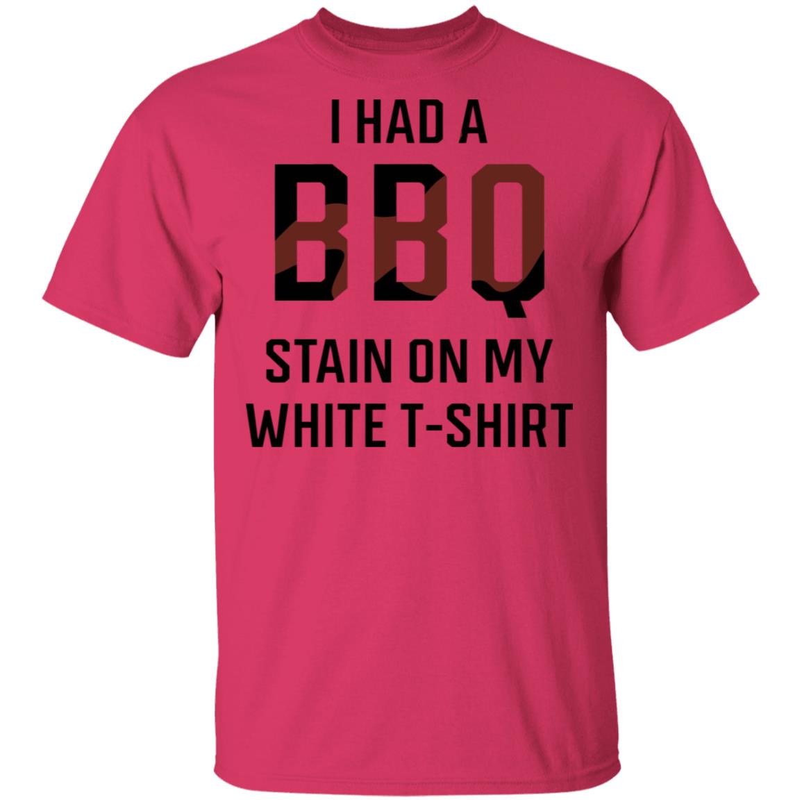 i had a bbq stain on my white t shirt white hoodie shirt - Teechipus
