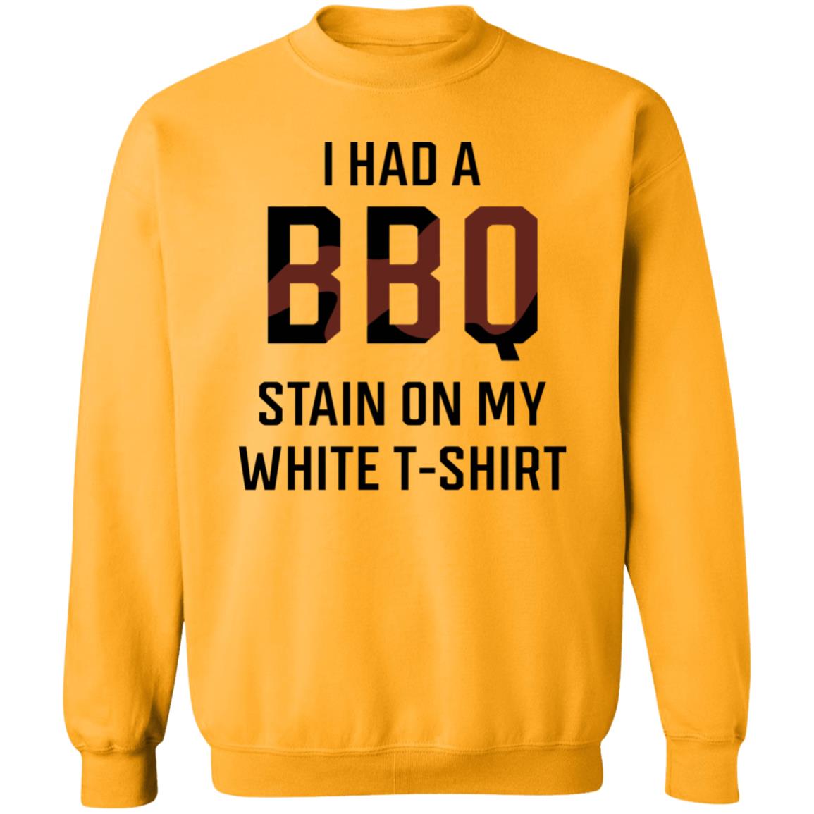 i had a bbq stain on my white t shirt white hoodie shirt - Teechipus
