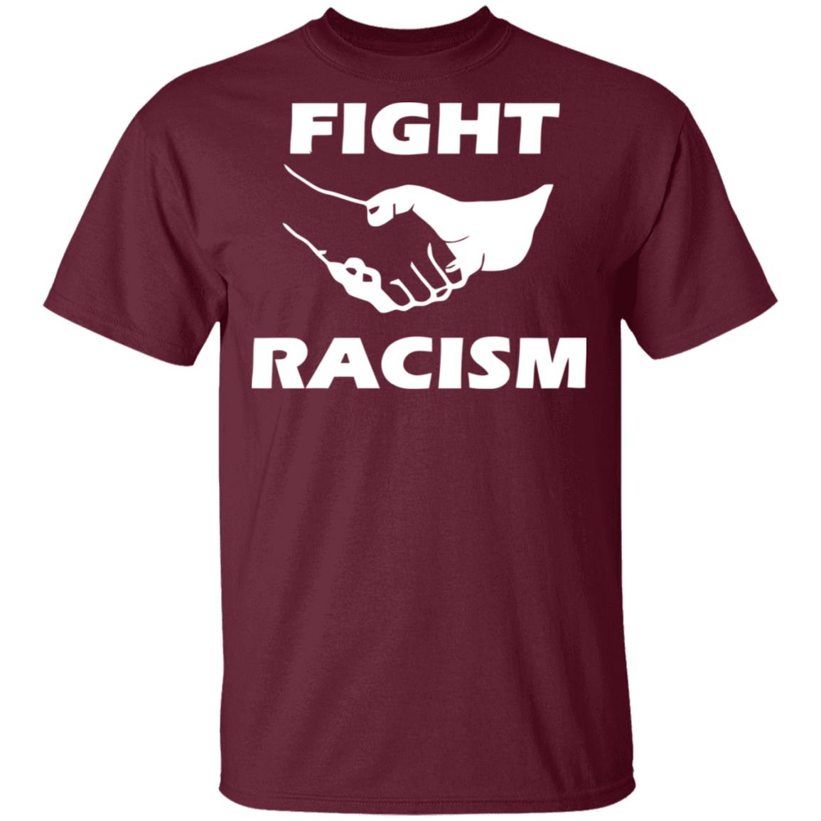 fight racism t shirt black hoodie shirt - Teechipus