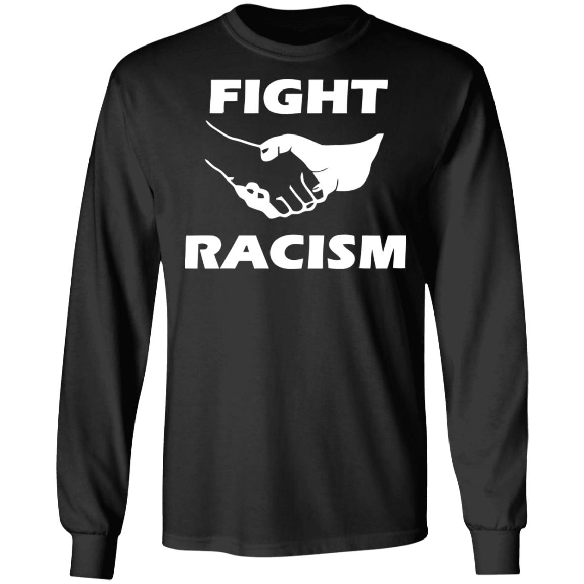 fight racism t shirt black hoodie shirt - Teechipus