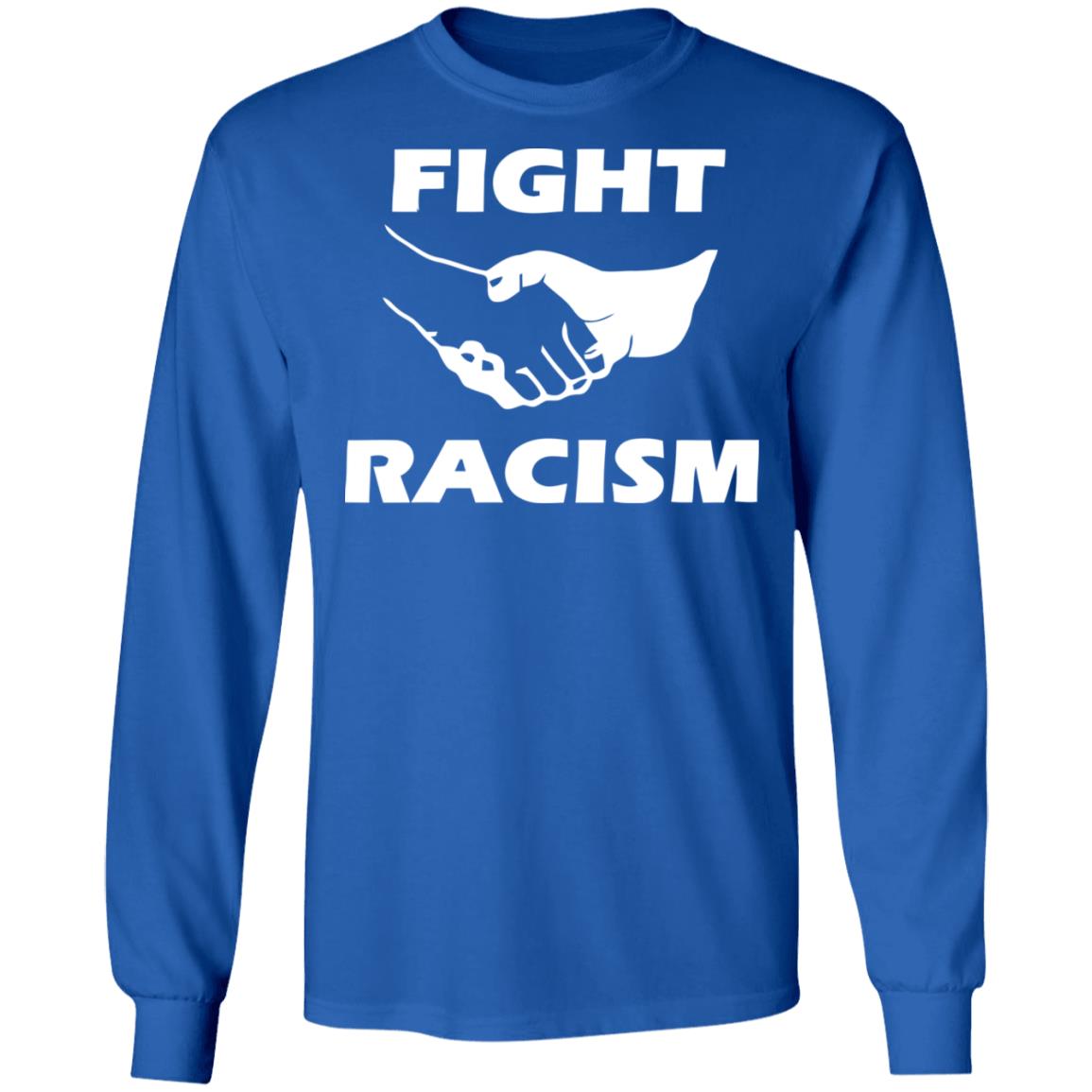 fight racism t shirt black hoodie shirt - Teechipus