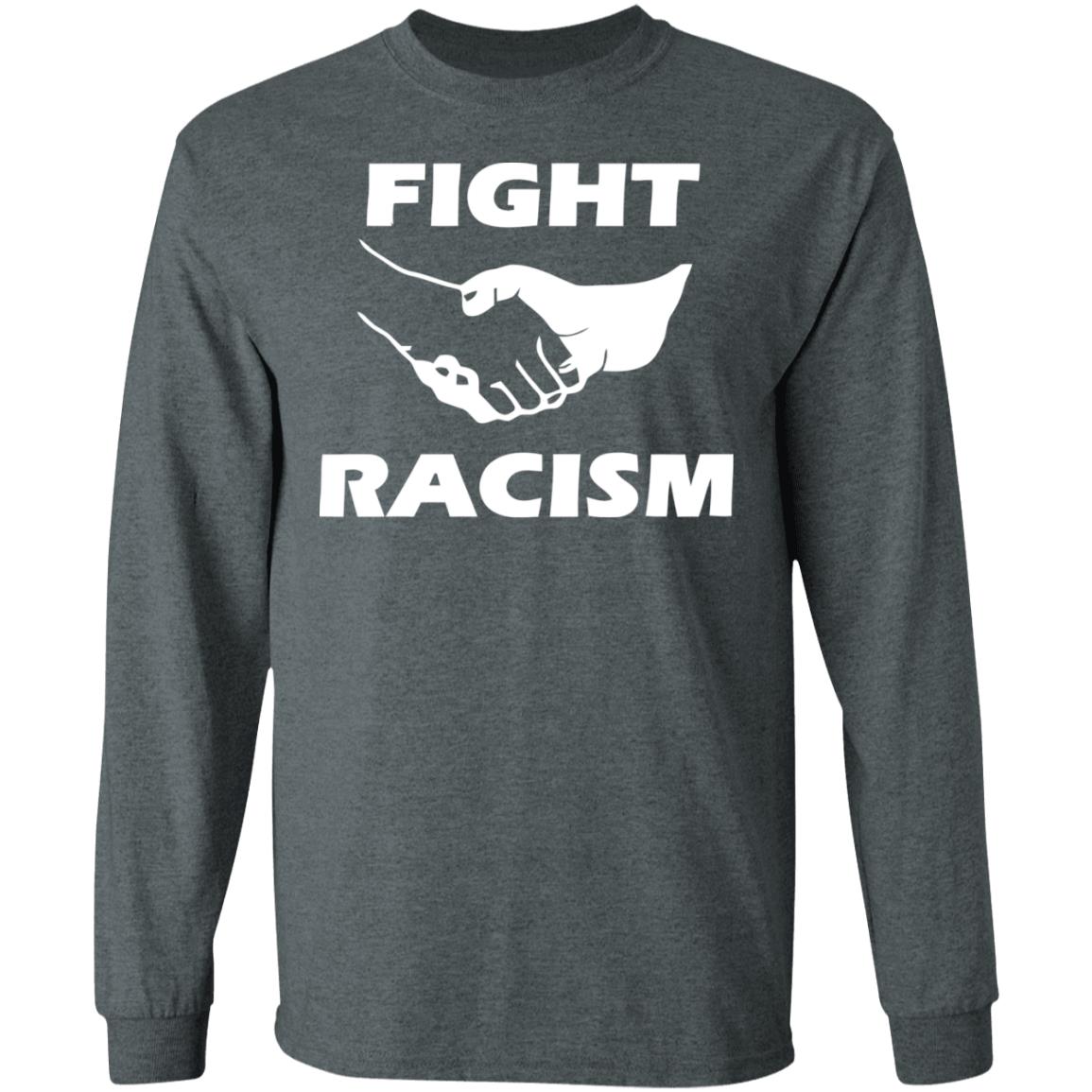 fight racism t shirt black hoodie shirt - Teechipus