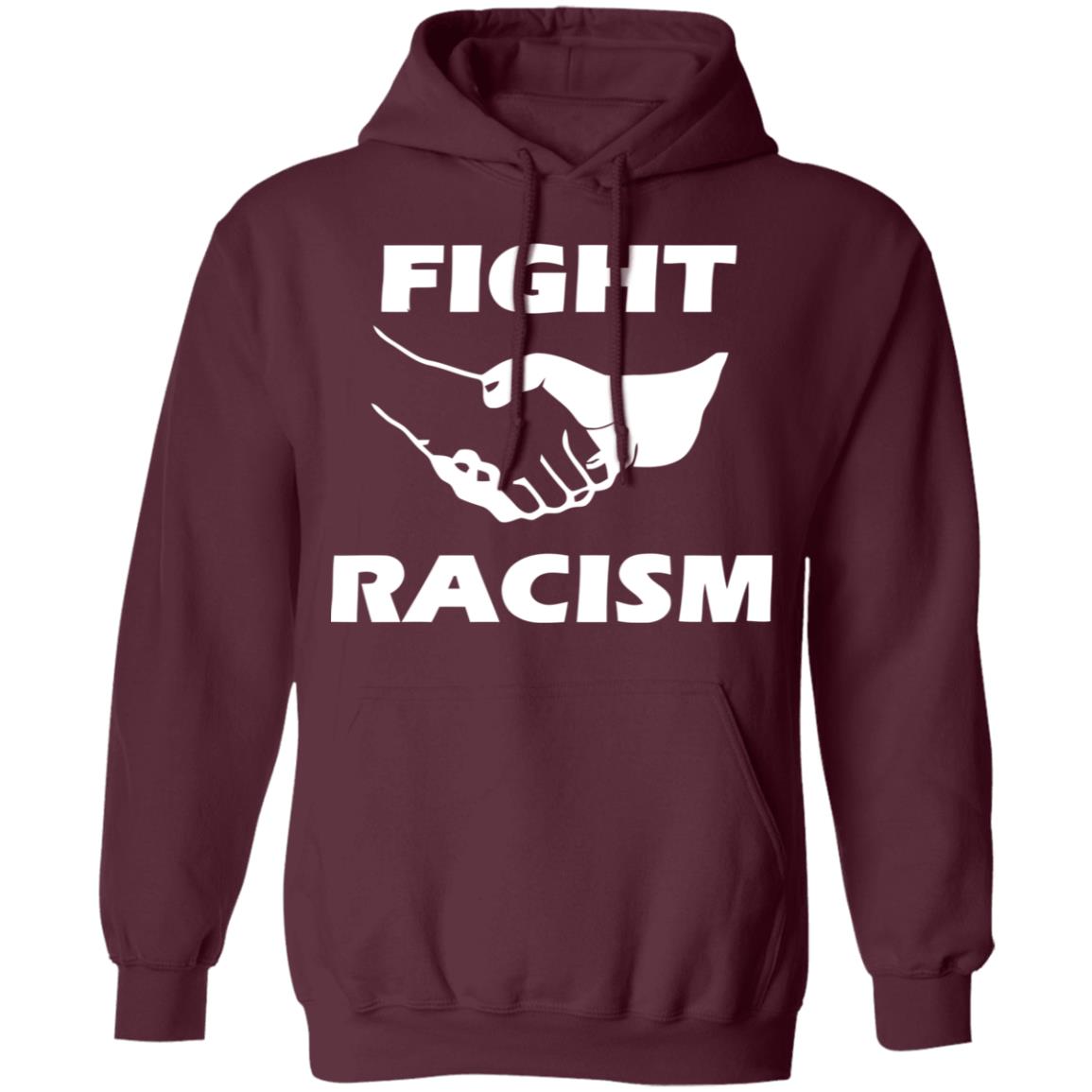 fight racism t shirt black hoodie shirt - Teechipus