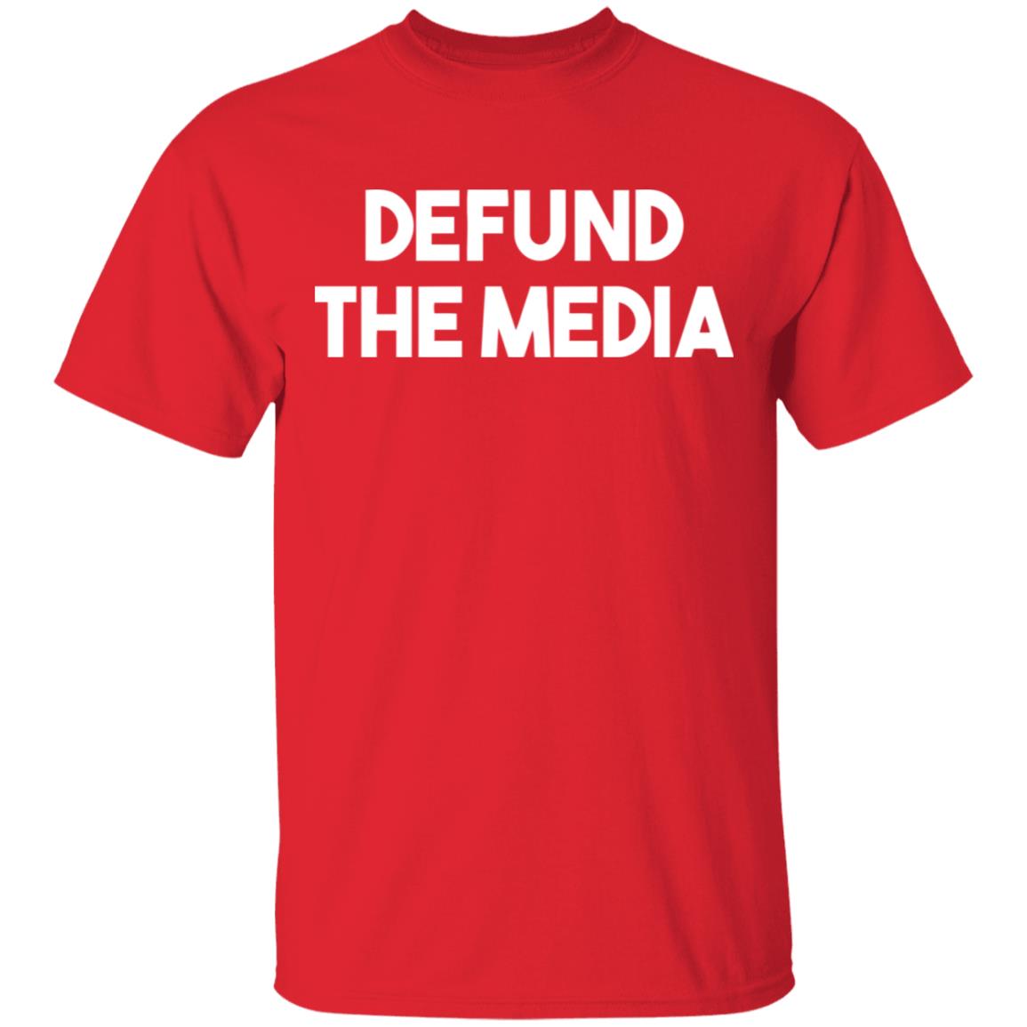 defund the media t shirt black hoodie shirt - Teechipus