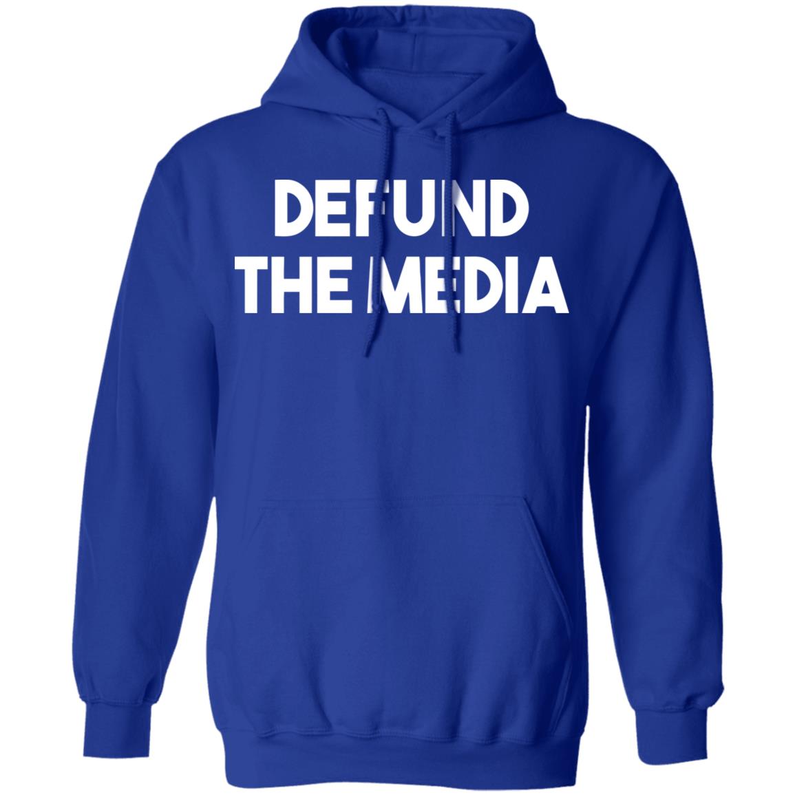 defund the media t shirt black hoodie shirt - Teechipus