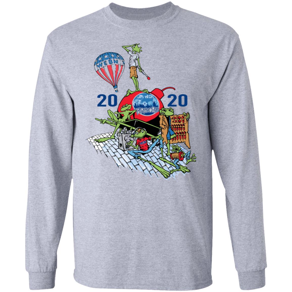 webn fireworks 2020 shirt white hoodie sweatshirt - Teechipus