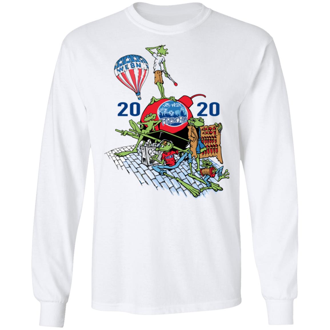 webn fireworks 2020 shirt white hoodie sweatshirt - Teechipus