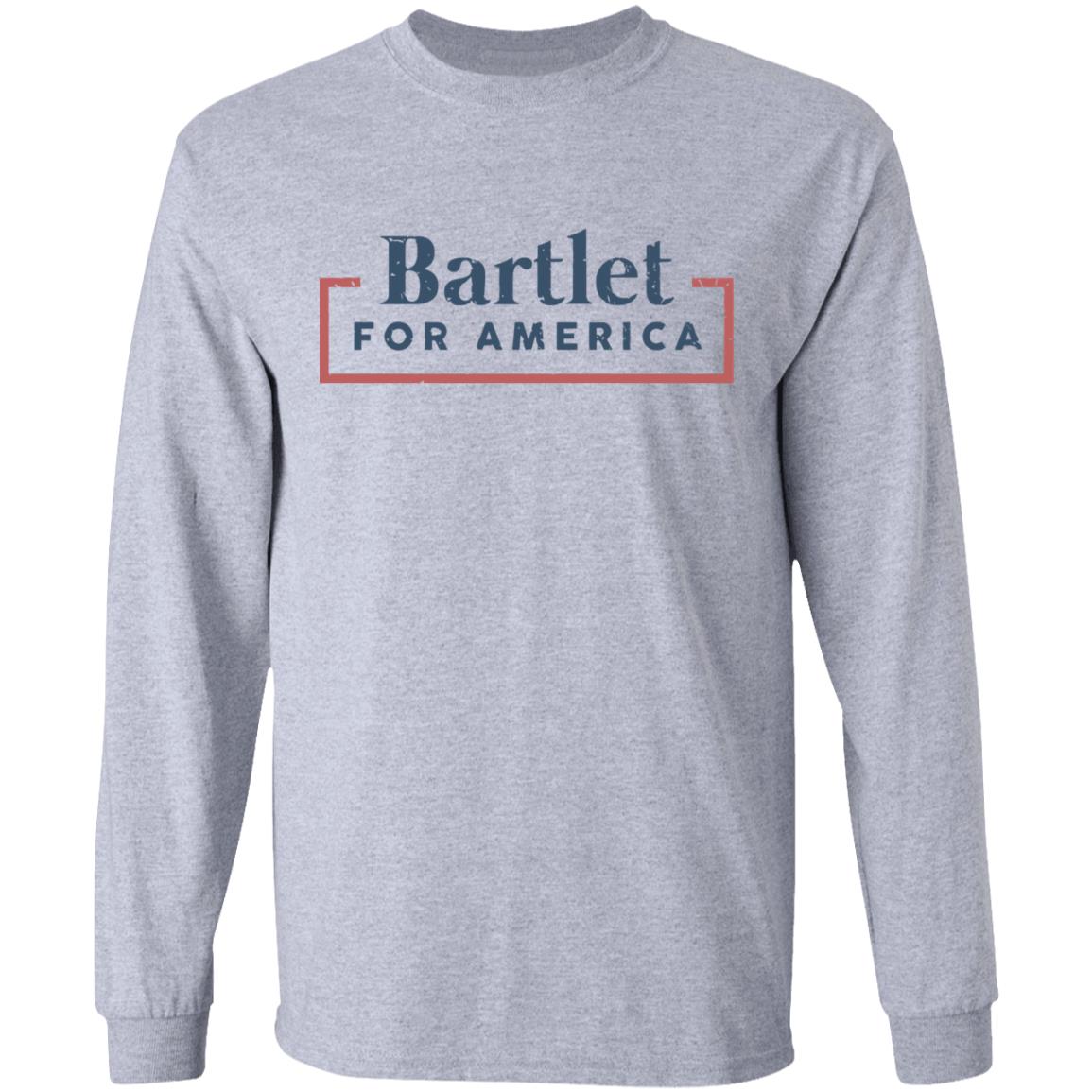 Bartlet For America shirt white hoodie sweatshirt - Teechipus