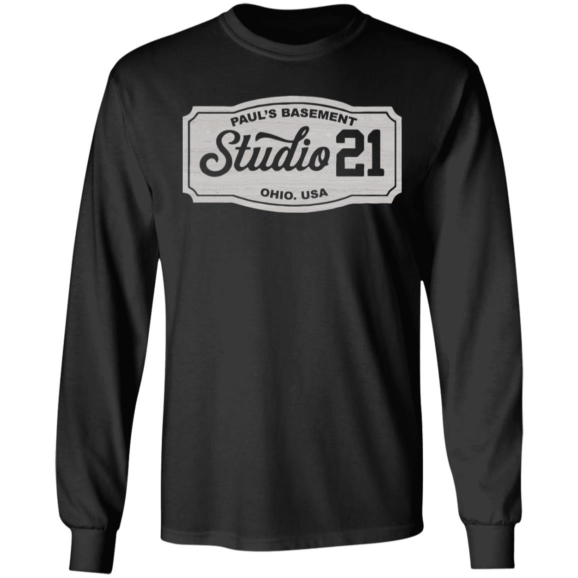 Studio 21 shirt black hoodie sweatshirt - Teechipus