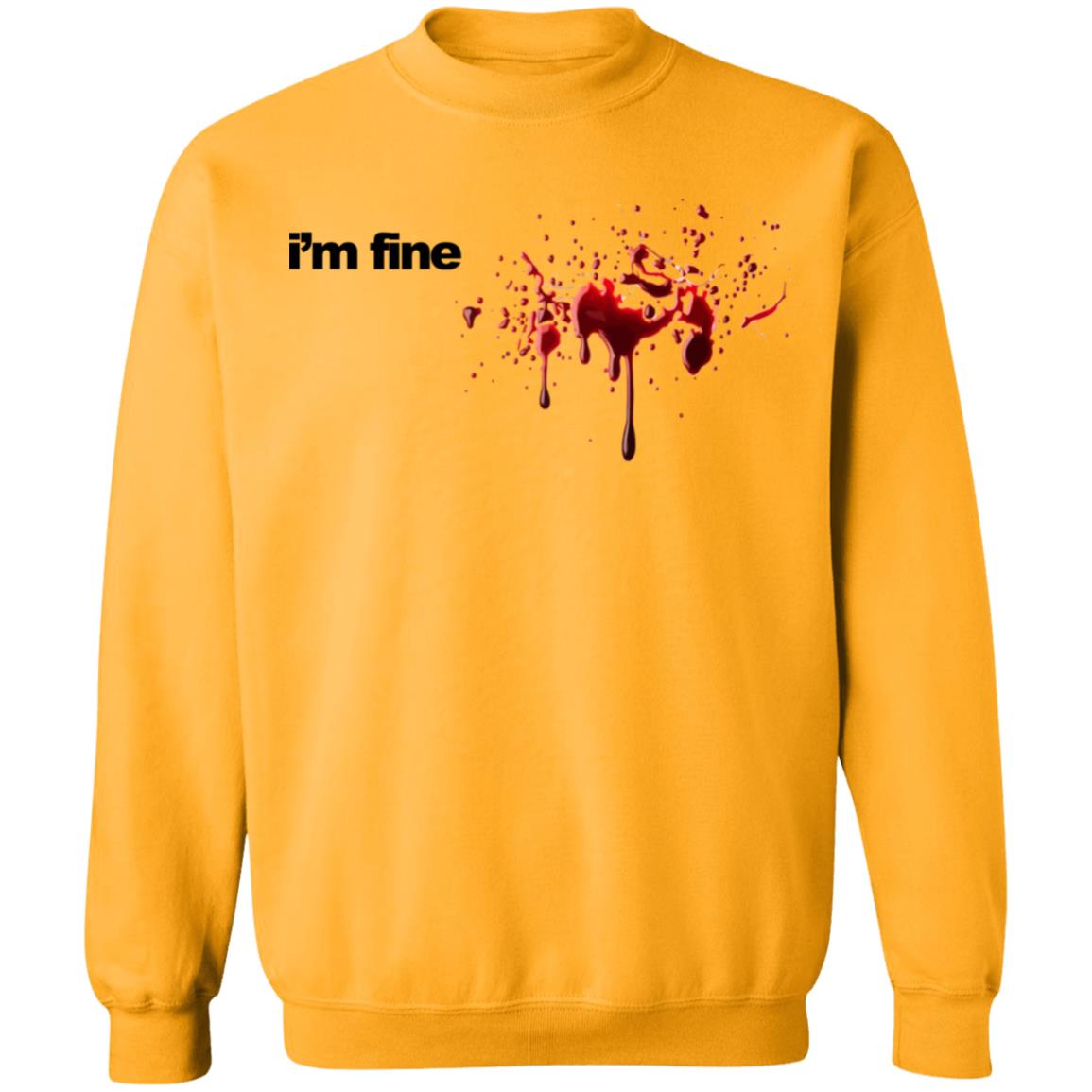 im fine t shirt white hoodie shirt - Teechipus