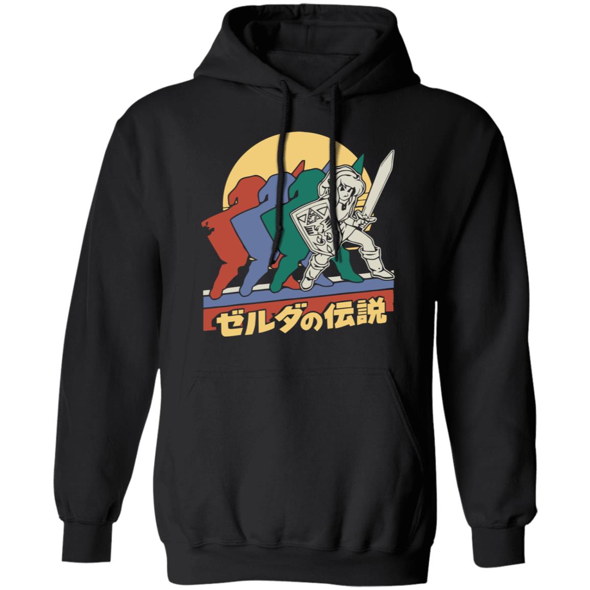 legend of zelda shirt black hoodie t shirt - Teechipus