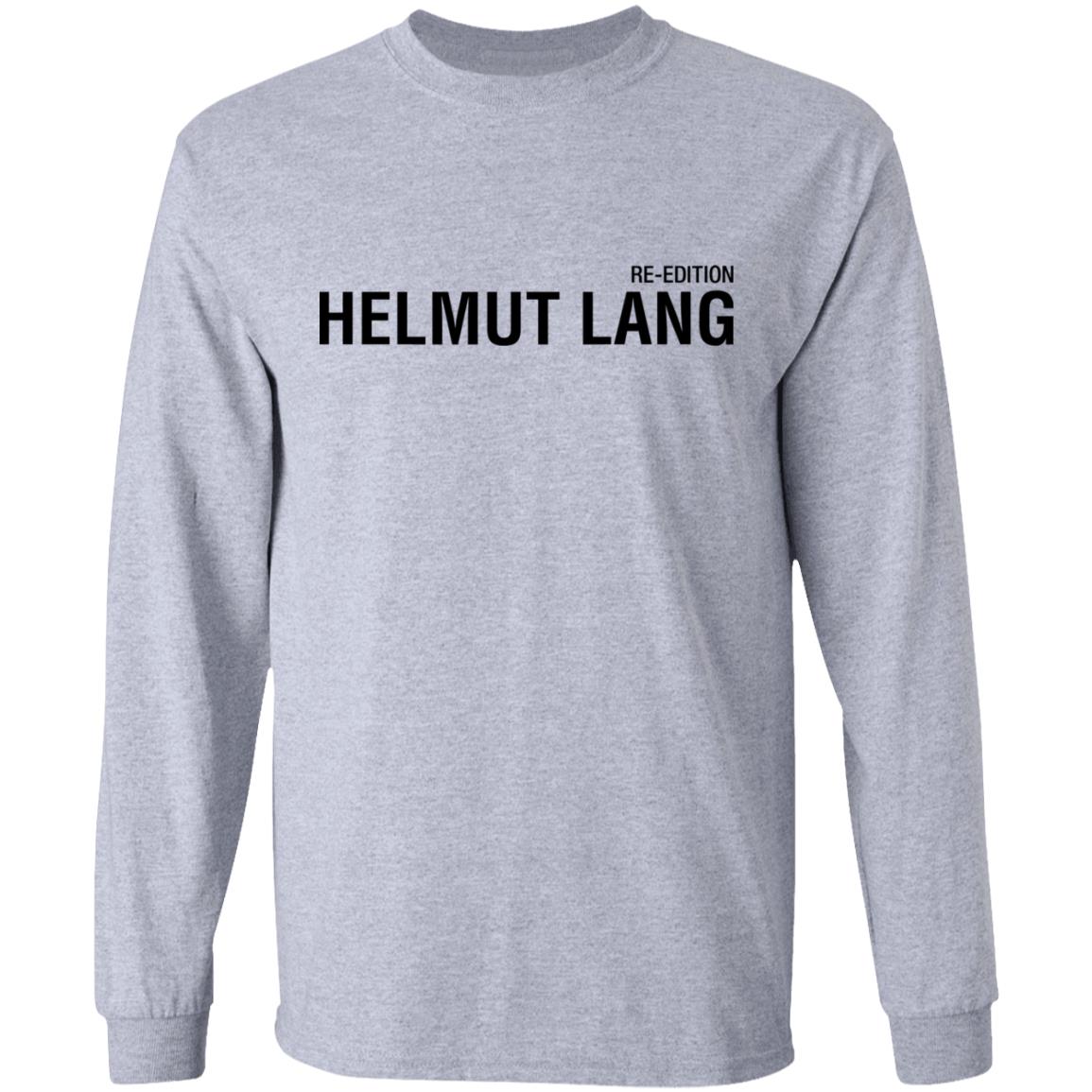 helmut lang t shirt white hoodie shirt - Teechipus