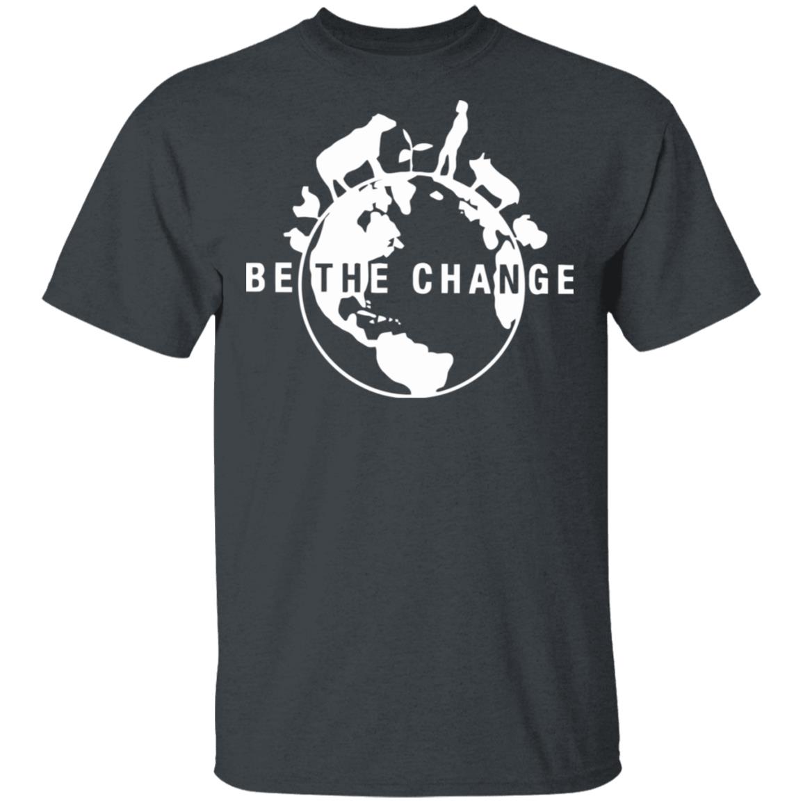 be the change shirt black hoodie t shirt - Teechipus