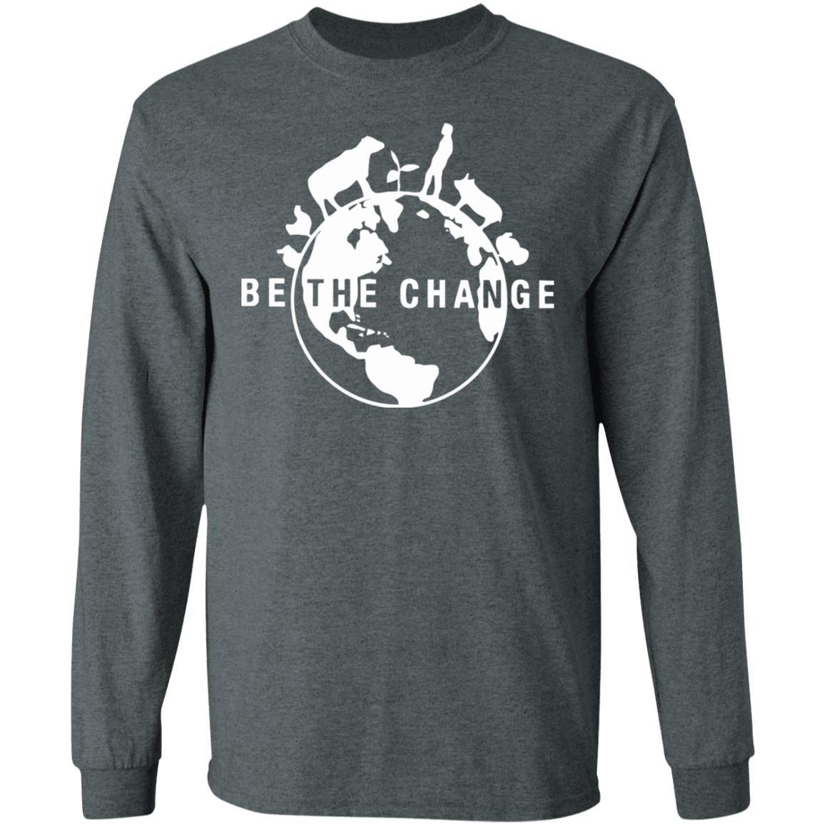 be the change shirt black hoodie t shirt - Teechipus