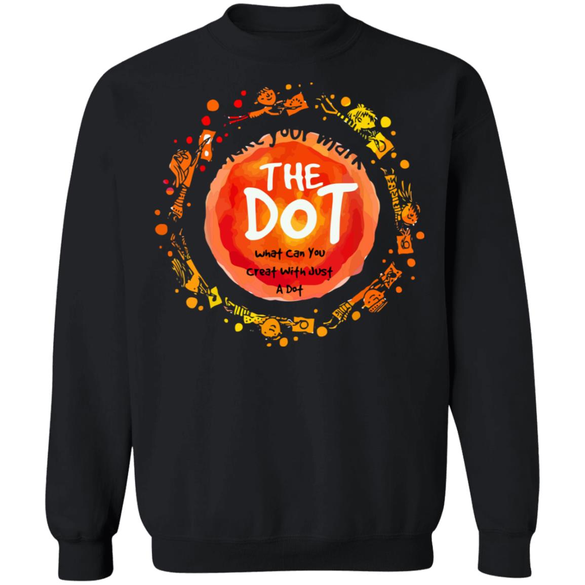 dot day shirt black hoodie sweatshirt - Teechipus