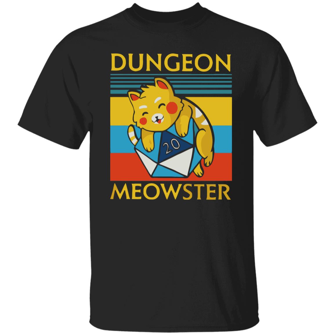Dungeon meowster shirt black hoodie sweatshirt - Teechipus