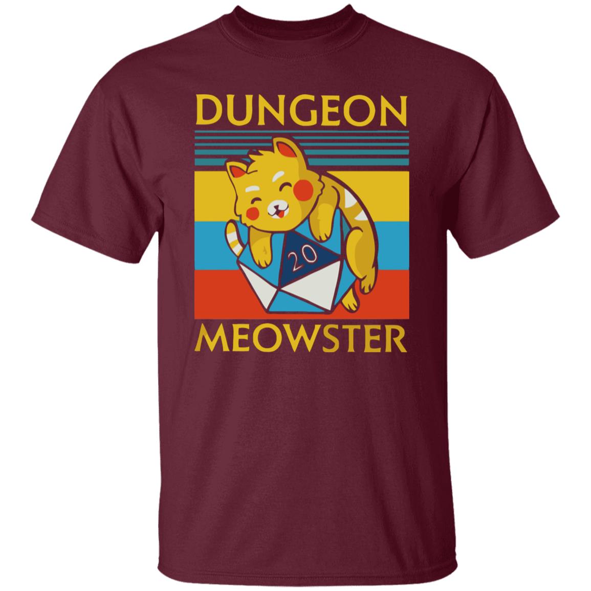 Dungeon meowster shirt black hoodie sweatshirt - Teechipus